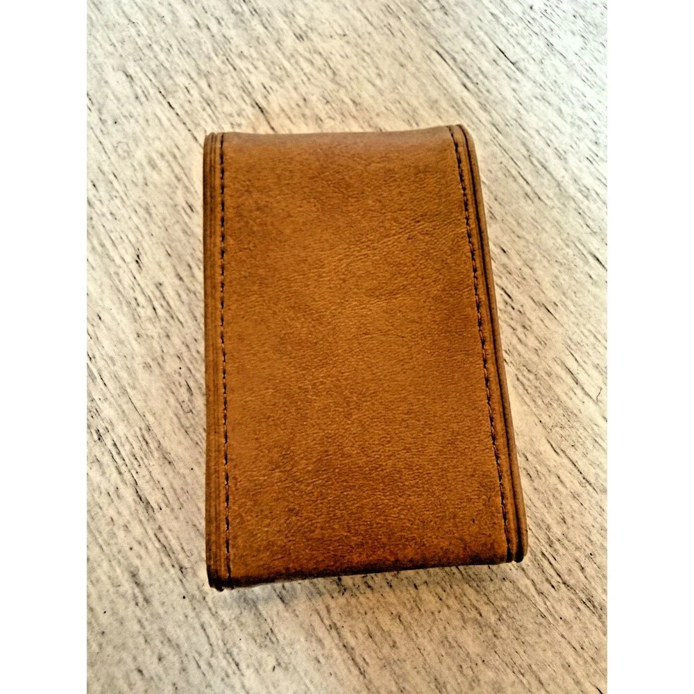 Vintage English Leather Grooming Kit Gold Tone Manicure Travel Case Set Unisex
